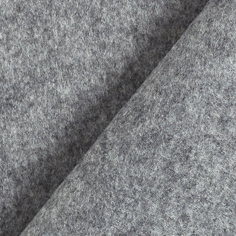 Feltro 180 cm / spesso 1,5 mm mélange – grigio,  image number 3