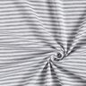 Jersey double face a righe in tinta unita – bianco/grigio,  thumbnail number 4