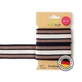 nastri jacquard bio STRIPE ME GLAM [200 CM | 3,5 CM] | Albstoffe, 