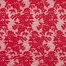 Pizzo plissettato con fiori – rosso carminio,  thumbnail number 1