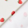 GOTS jersey di cotone Fragole all'acquerello stampa digitale – avorio,  thumbnail number 4