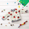 felpa garzata Fragole | by Poppy – bianco lana/rosso fuoco,  thumbnail number 5