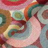 tessuto arredo gobelin Cerchi colorati – beige chiaro/rosso carminio,  thumbnail number 4