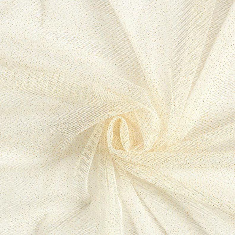 tulle glitter Royal – bianco lana/oro,  image number 1