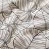 tessuto arredo mezzo panama foglie fini – naturale/nero,  thumbnail number 2