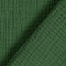 GOTS mussolina / tessuto doppio increspato | Tula – verde scuro,  thumbnail number 4