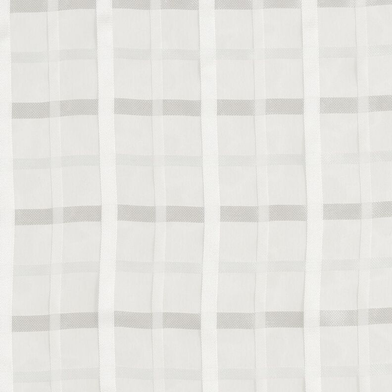 chiffon Finestra a quadretti – bianco, image number 1