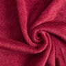 Tessuto per cappotto in maglia soffice tinta unita – rosso scuro,  thumbnail number 1