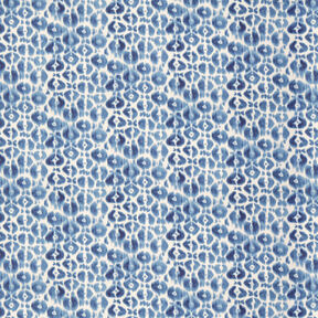 GOTS French terry Batik con motivo leopardato | TCC x LOOKS by Wolfgang Joop – blu brillante/crema, 