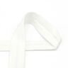 Nastro in sbieco jersey di cotone [20 mm] – bianco lana,  thumbnail number 1