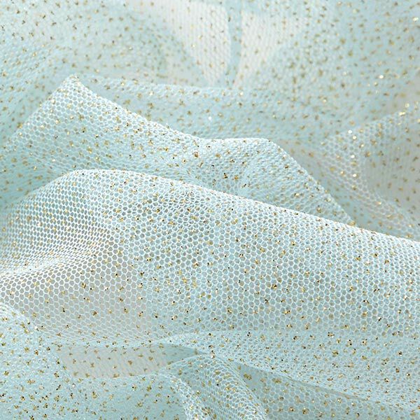 tulle glitter Royal – azzurro/oro,  image number 2