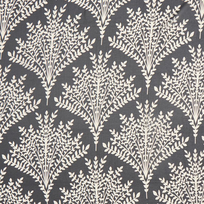 Grandi rami in chiffon &ndash; nero/bianco,  image number 1