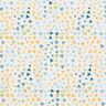 popeline di cotone, triangoli colorati – bianco,  thumbnail number 1