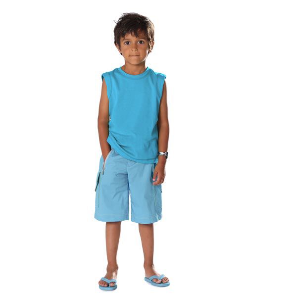 jersey di viscosa leggero – turchese,  image number 11