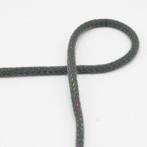 Cordoncino in cotone lurex [Ø 5 mm] – cachi, 