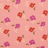 velluto a costine Grandi fiori – aragosta/uva,  thumbnail number 1