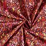 tessuto in cotone cretonne fiori selvatici – rosso merlot/porpora,  thumbnail number 3