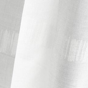 tessuto per tende a vetro voile Righe delicate 295 cm – bianco/avorio, 