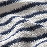 Bouclé in maglia a righe, glitterato – bianco/blu marino,  thumbnail number 3