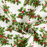 tessuto arredo canvas rametti di vischio – verde/rosso,  thumbnail number 3