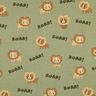 jersey di cotone leone | Poppy Fabrics – pistacchio/marrone capriolo,  thumbnail number 1