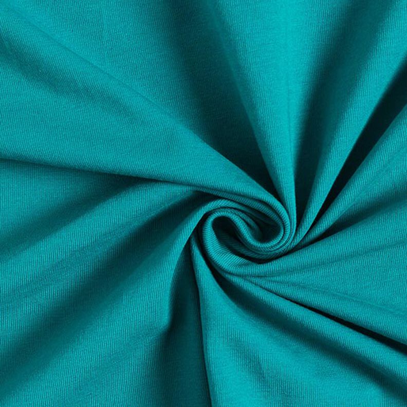 jersey di cotone medio tinta unita – petrolio,  image number 1