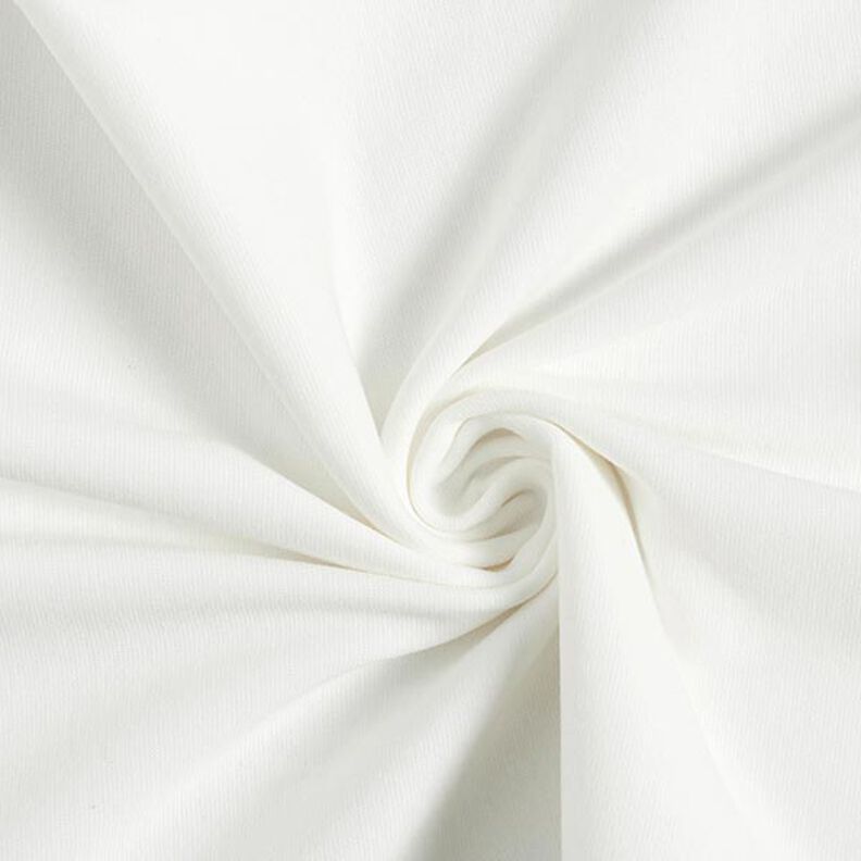 tessuto per bordi e polsini tinta unita – bianco lana,  image number 1
