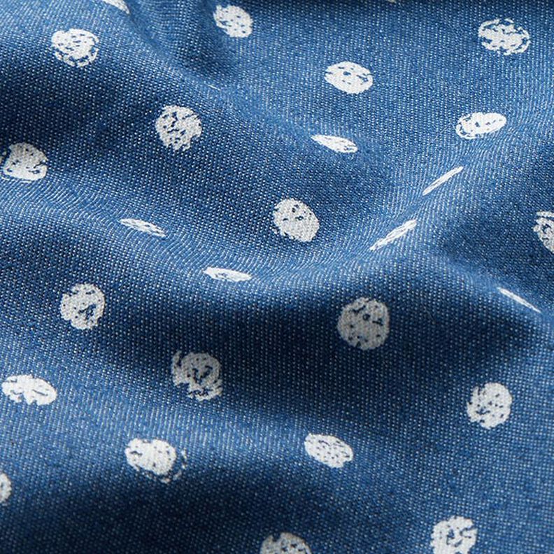 Puntini in Denim elasticizzato – colore blu jeans,  image number 2