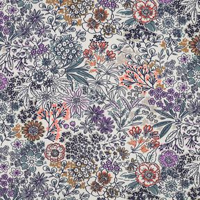 popeline di cotone fiori selvatici | Poppy Fabrics – bianco, 