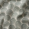 tessuto arredo mezzo panama Eleganti ventagli ad arco – naturale/canna palustre,  thumbnail number 2