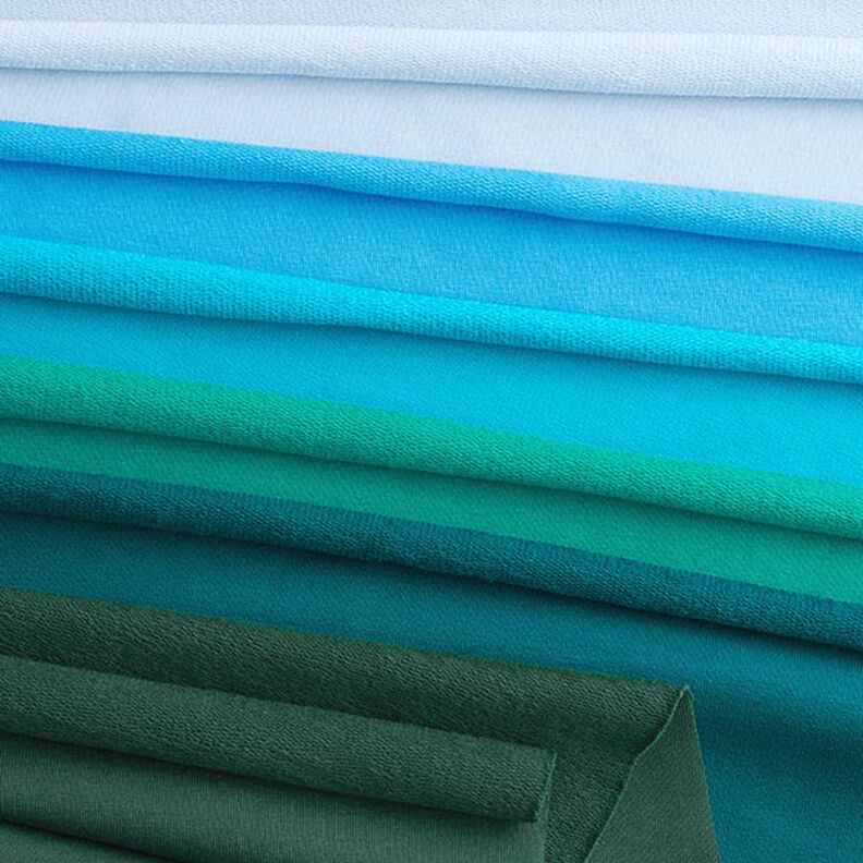 French terry leggero tinta unita – blu reale,  image number 8