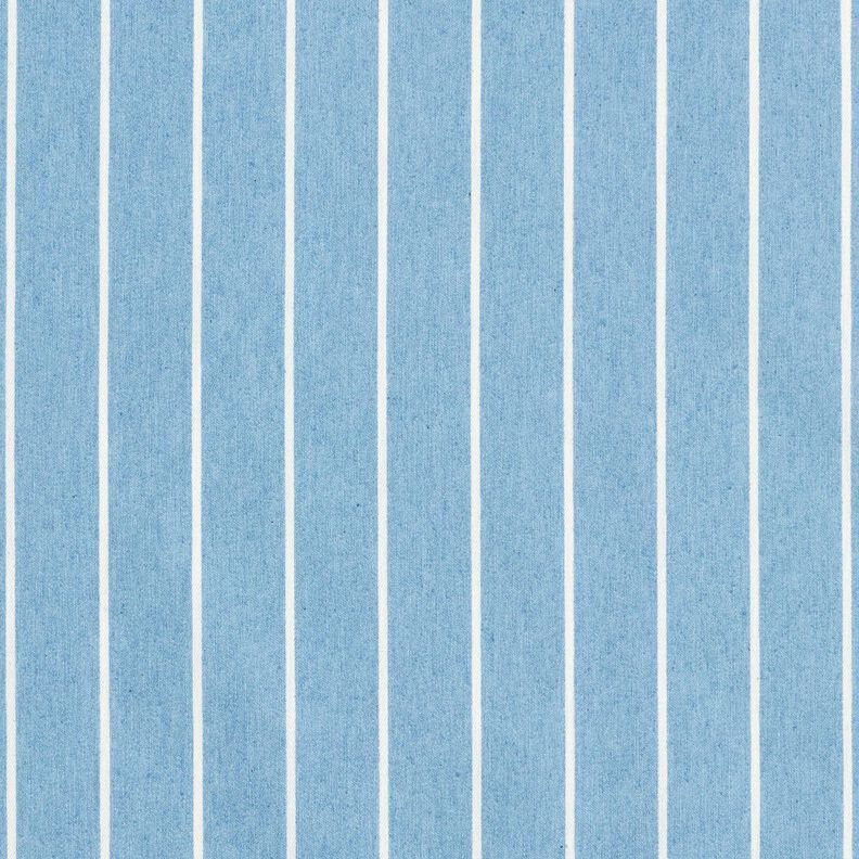 chambray righe – azzurro/bianco lana,  image number 1