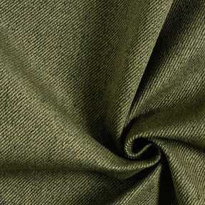 tessuto da tappezzeria effetto tessuto spinato – verde oliva scuro, 