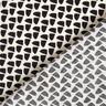 tessuto per camicette Grafica astratta – crema/nero,  thumbnail number 4