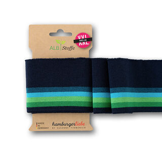 GOTS tessuto in maglia per bordi e polsin CUFF ME POLO [140 cm | 7,5 cm]  | Albstoffe, 