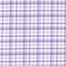 Cotone elasticizzato a quadri – bianco/lavanda,  thumbnail number 1