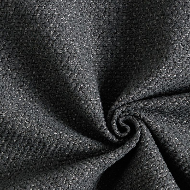 tessuti da esterni Effetto bouclé – nero-azzurro,  image number 1