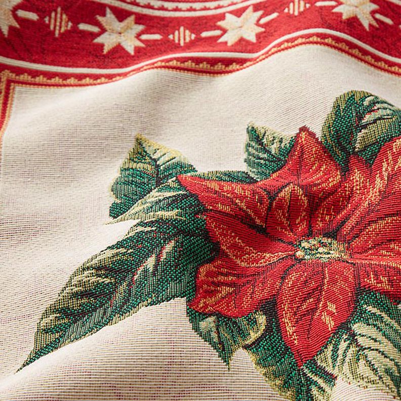 tessuto arredo, taglio di tessuto gobelin stella di Natale – rosso, image number 2