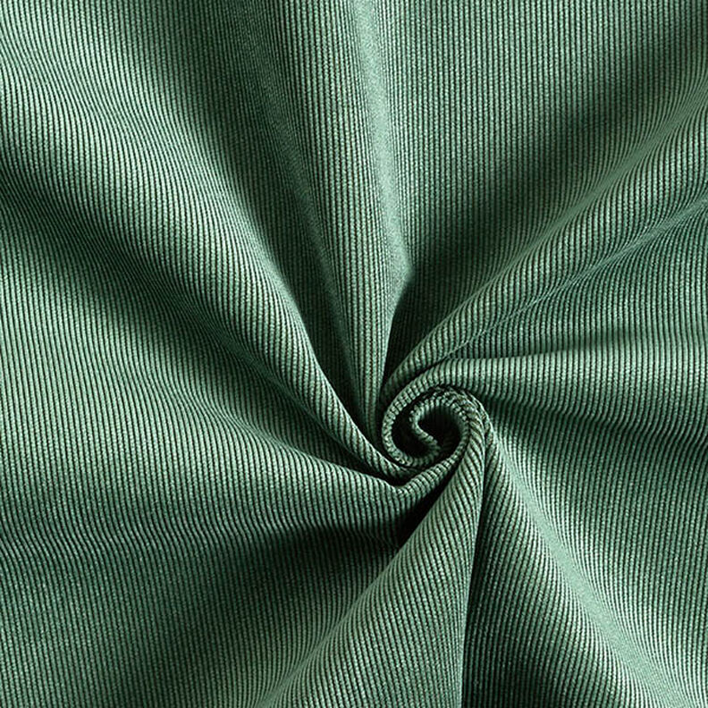 tessuto da tappezzeria velluto a costine – verde scuro | Resto 90cm,  image number 1