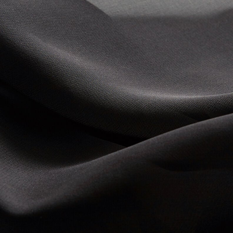 Chiffon di seta – nero,  image number 5