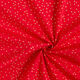 tessuto in cotone popeline Punti fini – rosso/oro,  thumbnail number 3