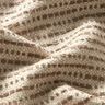 tessuto arredo Jacquard Strisce rustiche – marrone medio/naturale,  thumbnail number 2
