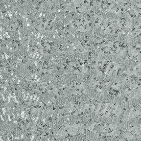 Tessuto micro paillettes in tinta unita – argento, 
