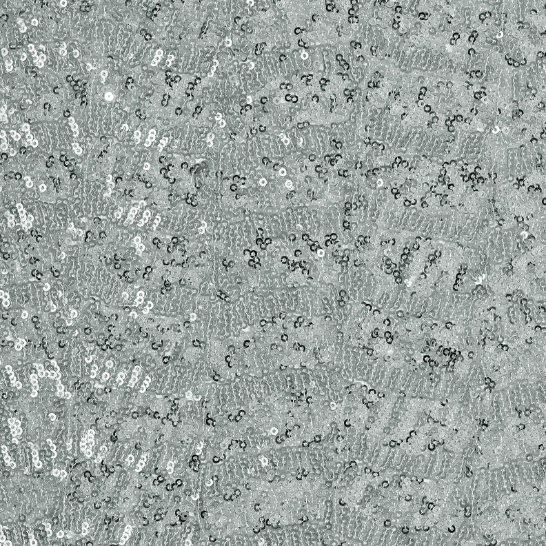 Tessuto micro paillettes in tinta unita – argento,  image number 1