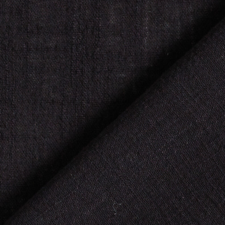 tessuto in cotone effetto lino – nero,  image number 3