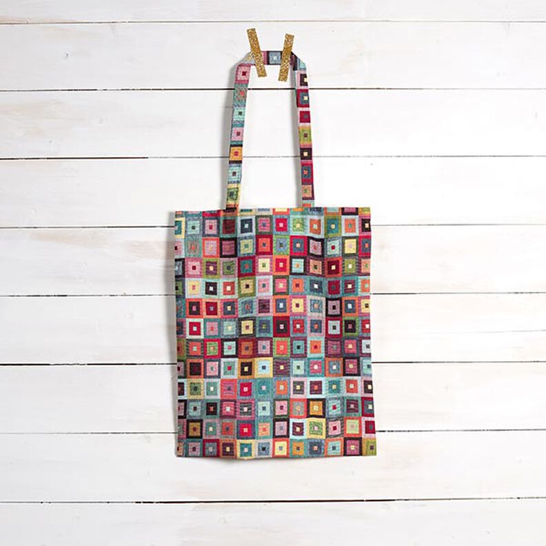 tessuto arredo gobelin cubi – petrolio,  image number 8
