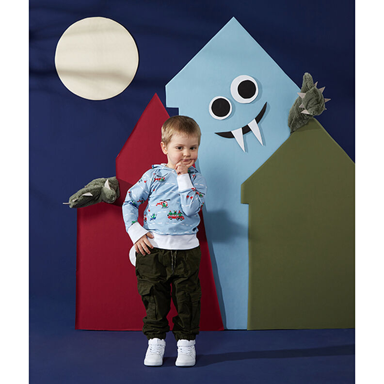 jersey di cotone medio tinta unita – terracotta,  image number 10