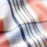 Misto cotone a quadri scozzesi e righe brillanti – corallo,  thumbnail number 3