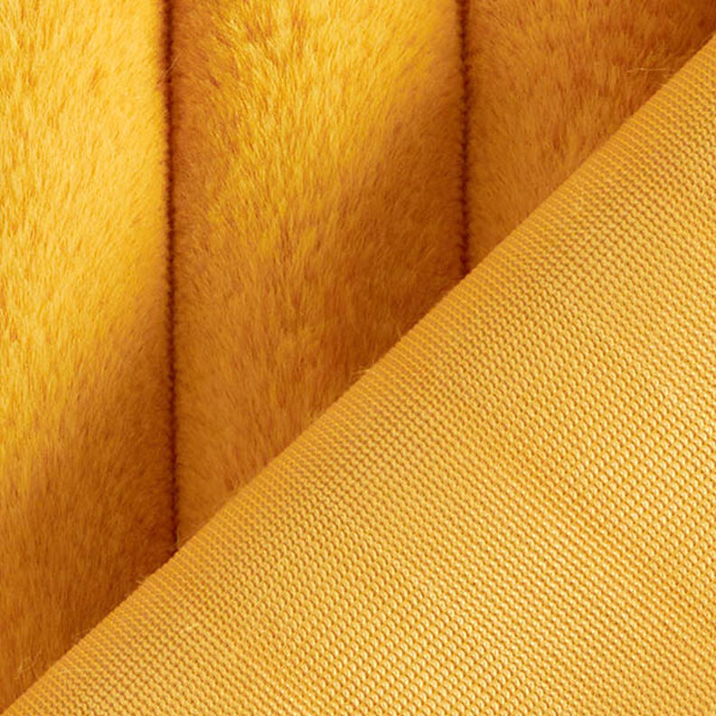tessuto da tappezzeria soffice tessuto a coste – giallo curry, image number 4
