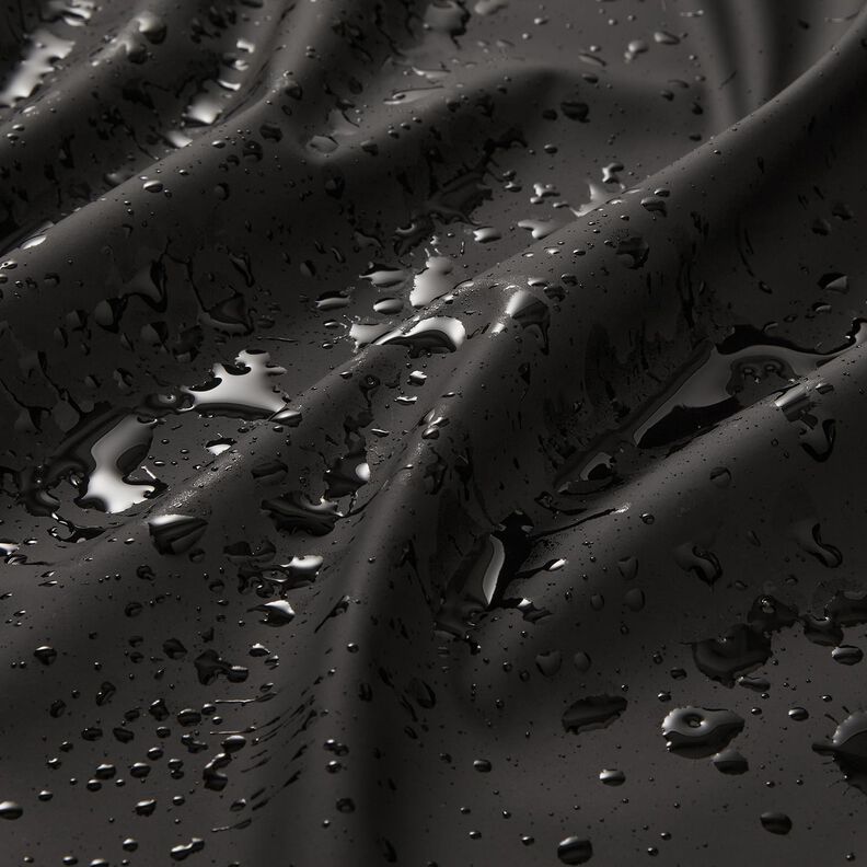 tessuto per impermeabili tinta unita – nero,  image number 3
